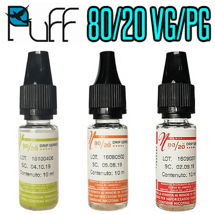 PUFF - 10ML ΒΑΣΗΣ VG/PG (80% VG, 20% PG)