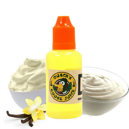 QUACK'S JUICE USA - 30ML GOOSE JUICE (ΚΡΕΜΑ ΒΑΝΙΛΙΑ ΚΑΣΤΑΡΝΤ) ΣΥΜΠΥΚΝΩΜΕΝΟ ΑΡΩΜΑ