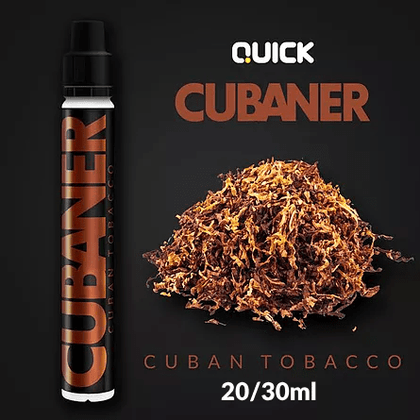 QUICK MIX-SHAKE-VAPE - 20/30ML - CUBΑNER (ΣΤΡΙΦΤΟΣ ΚΑΠΝΟΣ ΚΟΥΒΑΣ)
