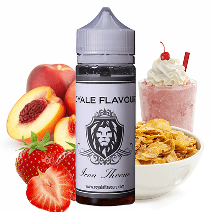 ROYALE MIX-SHAKE-VAPE - 18/100ML - IRON THRONE (ΦΡΑΟΥΛΑ-ΝΕΚΤΑΡΙΝΙ-ΜΙΛΚΣΕΙΚ-ΔΗΜΗΤΡΙΑΚΑ)