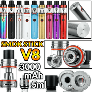 ΚΑΣΕΤΙΝΑ - SMOK STICK V8 3000mA + 5ML TFV8 BIG BABY TANK ( RAINBOW )