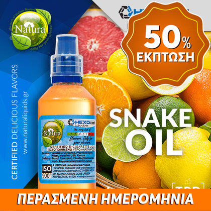 MIX & SHAKE - NATURA 30/60ML - SNAKE OIL (ΔΡΟΣΕΡΑ ΕΣΠΕΡΙΔΟΕΙΔΗ & ΓΛΥΚΑΝΙΣΟΣ) ** ΠΕΡΑΣΜΕΝΗ ΗΜΕΡΟΜΗΝΙΑ **