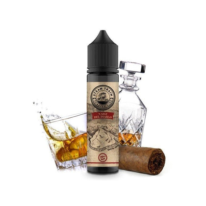 MIX & SHAKE - STEAM TRAIN 20/60ML - NARIZ DEL DIABLO (ΦΥΣΙΚΗ ΓΕΥΣΗ ΚΑΠΝΟΥ & ΟΥΙΣΚΙ ΜΠΕΡΜΠΟΝ)