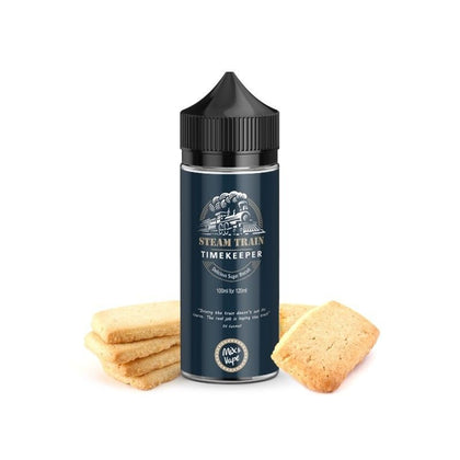 MIX & SHAKE - STEAM TRAIN 24/120ML - TIMEKEEPER (ΜΠΙΣΚΟΤΟ ΒΟΥΤΥΡΟΥ ΖΑΧΑΡΗΣ)