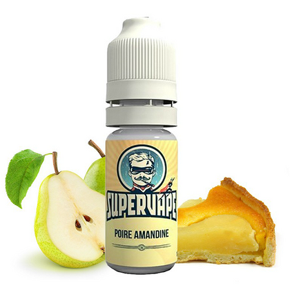 SUPERVAPE - 10ML ALMOND PEAR (ΤΑΡΤΑ ΑΧΛΑΔΙΟΥ - ΑΜΥΓΔΑΛΟΥ) ΣΥΜΠΥΚΝΩΜΕΝΟ ΑΡΩΜΑ