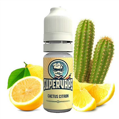 SUPERVAPE - 10ML LEMON CACTUS  (ΛΕΜΟΝΙ & ΚΑΚΤΟΣ) ΣΥΜΠΥΚΝΩΜΕΝΟ ΑΡΩΜΑ