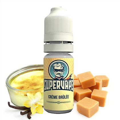 SUPERVAPE - 10ML CREME BRULEE (ΚΡΕΜ ΜΠΡΟΥΛΕ) ΣΥΜΠΥΚΝΩΜΕΝΟ ΑΡΩΜΑ