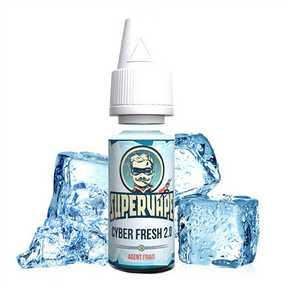 SUPERVAPE - 10ML CYBER FRESH (ΑΙΣΘΗΣΗ ΔΡΟΣΙΑΣ)  ΕΝΙΣΧΥΤΙΚΟ ΓΕΥΣΗΣ