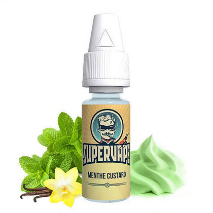 SUPERVAPE - 10ML MINT CUSTARD (ΚΡΕΜΑ ΚΑΣΤΑΡΝΤ & ΜΕΝΤΑ) ΣΥΜΠΥΚΝΩΜΕΝΟ ΑΡΩΜΑ