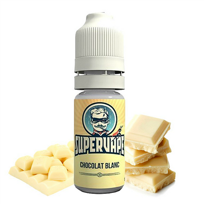 SUPERVAPE - 10ML CHOCOLATE BLANC (ΛΕΥΚΗ ΣΟΚΟΛΑΤΑ) ΣΥΜΠΥΚΝΩΜΕΝΟ ΑΡΩΜΑ