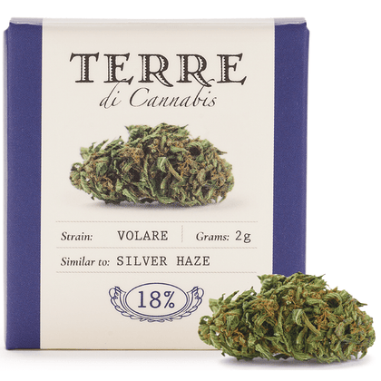 TERRE DI CANNABIS - VOLARE 2γρ, 18% CBD / ΜΗ-ΨΥΧΟΤΡΟΠΙΚΗ ΦΑΡΜΑΚΕΥΤΙΚΗ ΚΑΝΝΑΒΗ
