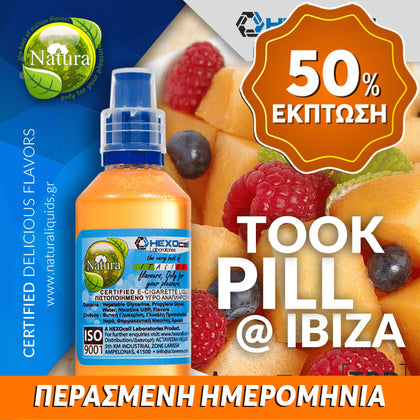 MIX & SHAKE - NATURA 30/60ML - TOOK A PILL @ IBIZA (ΠΕΠΟΝΙ ΚΑΝΤΑΛΟΥΠΕ, ΣΜΕΟΥΡΑ & ΜΕΝΤΑ) ** ΠΕΡΑΣΜΕΝΗ ΗΜΕΡΟΜΗΝΙΑ **