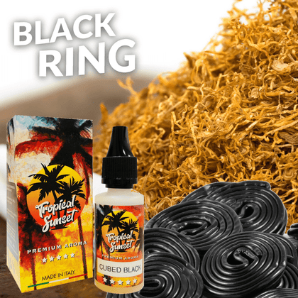TROPICAL SUNSET MIX-SHAKE-VAPE - 10/20ML - BLACK RING (ΚΑΠΝΟΣ & ΓΛΥΚΟΡΙΖΑ)