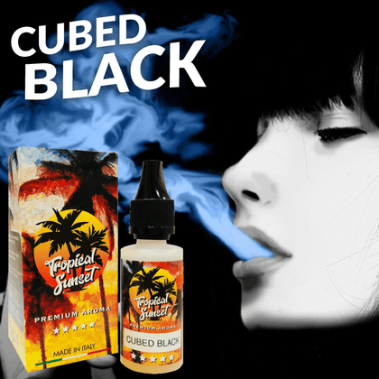 TROPICAL SUNSET MIX-SHAKE-VAPE - 10/20ML - CUBED BLACK (ΜΑΛΑΚΟΣ ΚΑΠΝΟΣ)