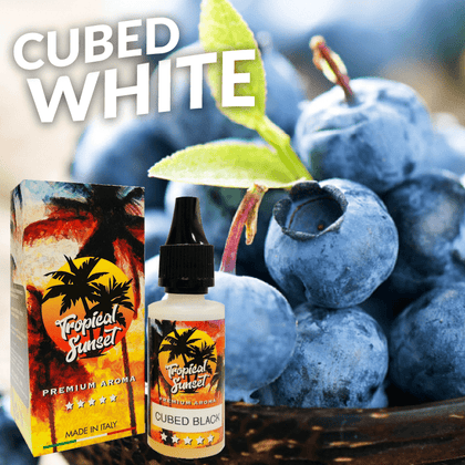 TROPICAL SUNSET MIX-SHAKE-VAPE - 10/20ML - CUBED WHITE (ΦΡΕΣΚΑ ΜΥΡΤΙΛΑ)