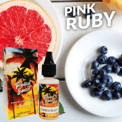 TROPICAL SUNSET MIX-SHAKE-VAPE - 10/20ML - PINK RUBY (ΓΚΡΕΙΠΦΡΟΥΤ & ΜΥΡΤΙΛΑ)