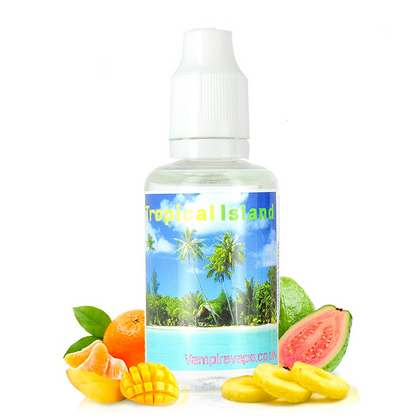 VAMPIRE VAPE - 30ML TROPICAL ISLAND (ΤΡΟΠΙΚΑ ΦΡΟΥΤΑ) ΣΥΜΠΥΚΝΩΜΕΝΟ ΑΡΩΜΑ