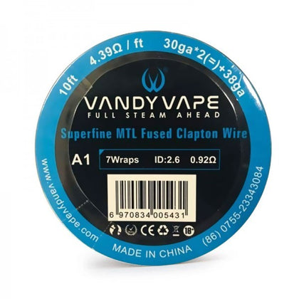 VANDY VAPE SUPERFINE MTL FUSED CLAPTON KA1 2x30GA + 38GA ΣΥΡΜΑ - 3M