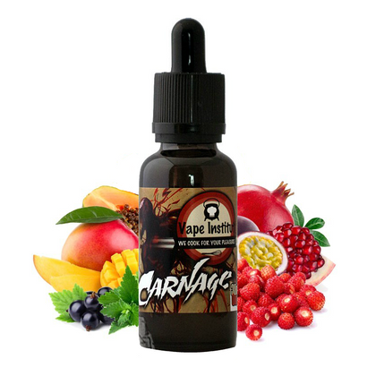 VAPE INSTITUT - 30ML CARNAGE 70% VG (ΑΓΡΙΑ ΦΡΑΟΥΛΑ-ΦΡΑΓΚΟΣΤΑΦΥΛΟ-ΕΞΩΤΙΚΑ ΦΡΟΥΤΑ)