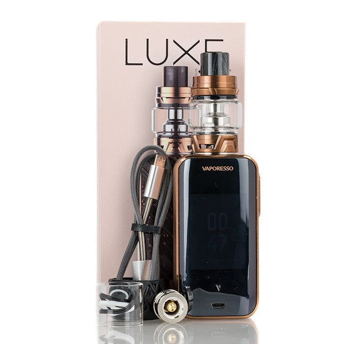 ΚΑΣΕΤΙΝΑ - VAPORESSO LUXE 220W 2x18650 TC + 2ML SKRR TANK ( BLACK )