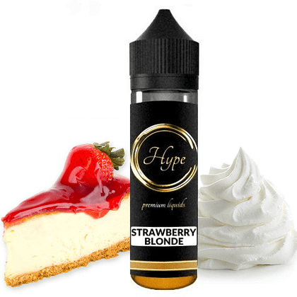 HYPE MIX-SHAKE-VAPE - 12/60ML - STRAWBERRY BLONDE (ΤΣΙΖΚΕΙΚ ΦΡΑΟΥΛΑ & ΚΡΕΜΑ)