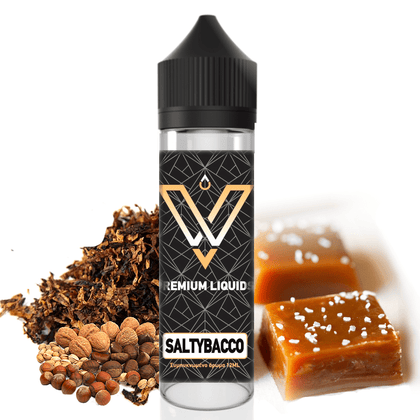 VNV MIX-SHAKE-VAPE - 12/60ML - SALTYBACCO (ΗΠΙΟΣ ΚΑΠΝΟΣ-ΘΑΛΑΣΣΙΝΟ ΑΛΑΤΙ-ΞΗΡΟΙ ΚΑΡΠΟΙ-ΚΑΡΑΜΕΛΑ)