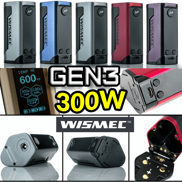 ΚΑΣΕΤΙΝΑ - WISMEC Reuleaux RX GEN3 MOD ( BROWN&BLACK )