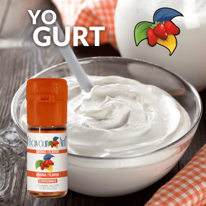 D.I.Y. - ΑΡΩΜΑ - 10ML - FLAVOURART ITALY - YOGURT - ΓΙΑΟΥΡΤΙ - 3.5%